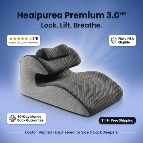 Healpurea Premium 3.0™ ergonomisches Keilkissen