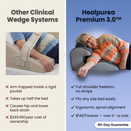 Healpurea Premium 3.0™ ergonomisches Keilkissen